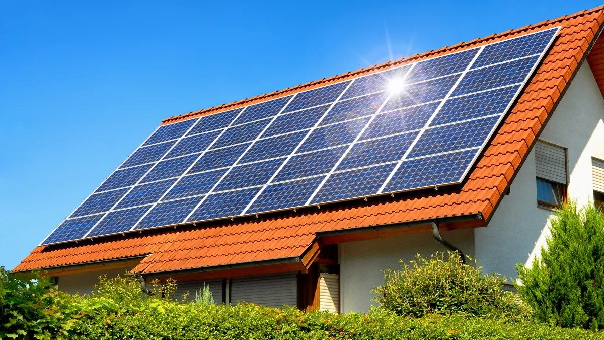 Solar Panels House